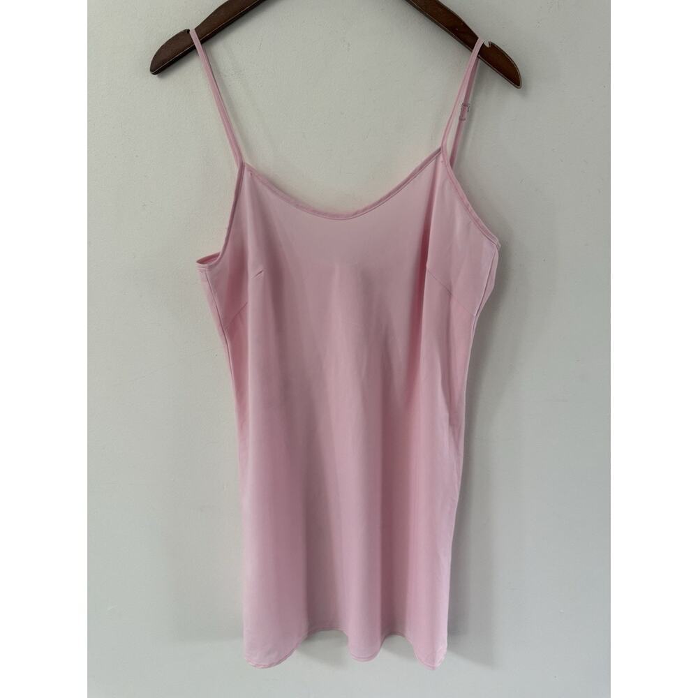 Nanette Lepore Womens Cami Slip Dress Size 8 Pink Babydoll Y2K Spaghetti Straps